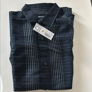 Men's Black White Lines  Shirt